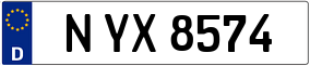 Truck License Plate